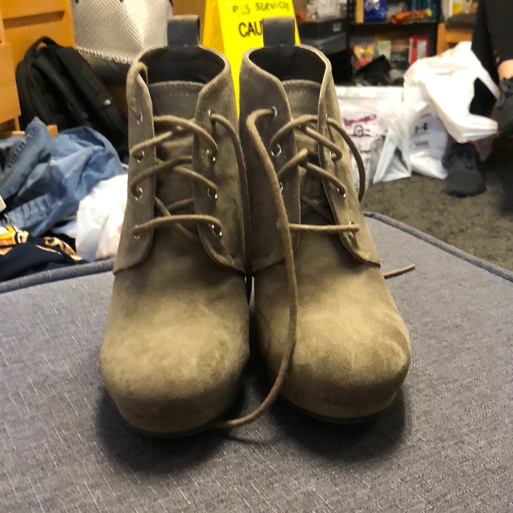 Worn twice heels